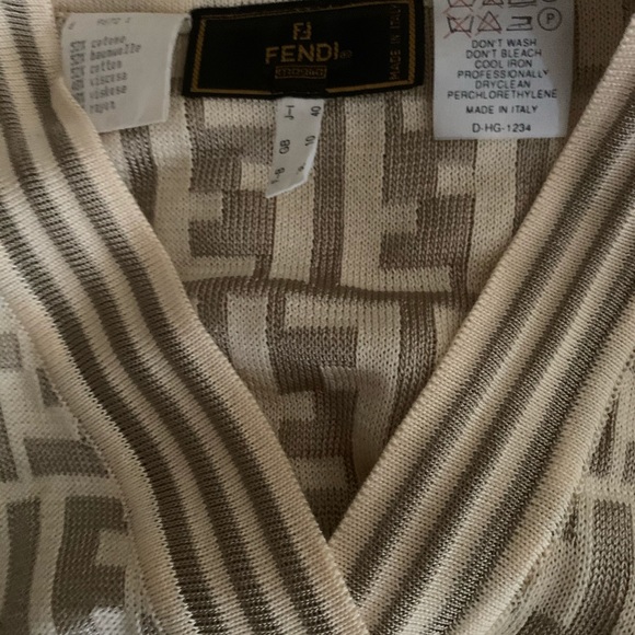 FENDI FF Monogamous Zucca Vest, Small - Picture 8 of 8